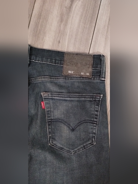 Levi's 511 Slim Men's Jeans in Dark Blue Wash - Picture 2 of 4